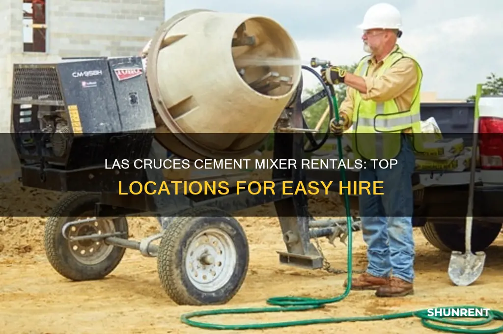 where to rent a cement mixer in las cruces