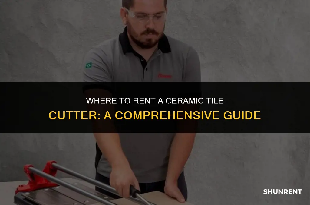 where to rent a ceramic tile cutter