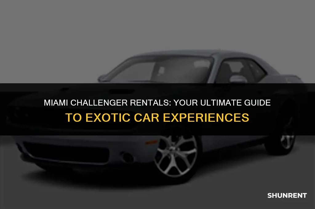 where to rent a challenger in miami