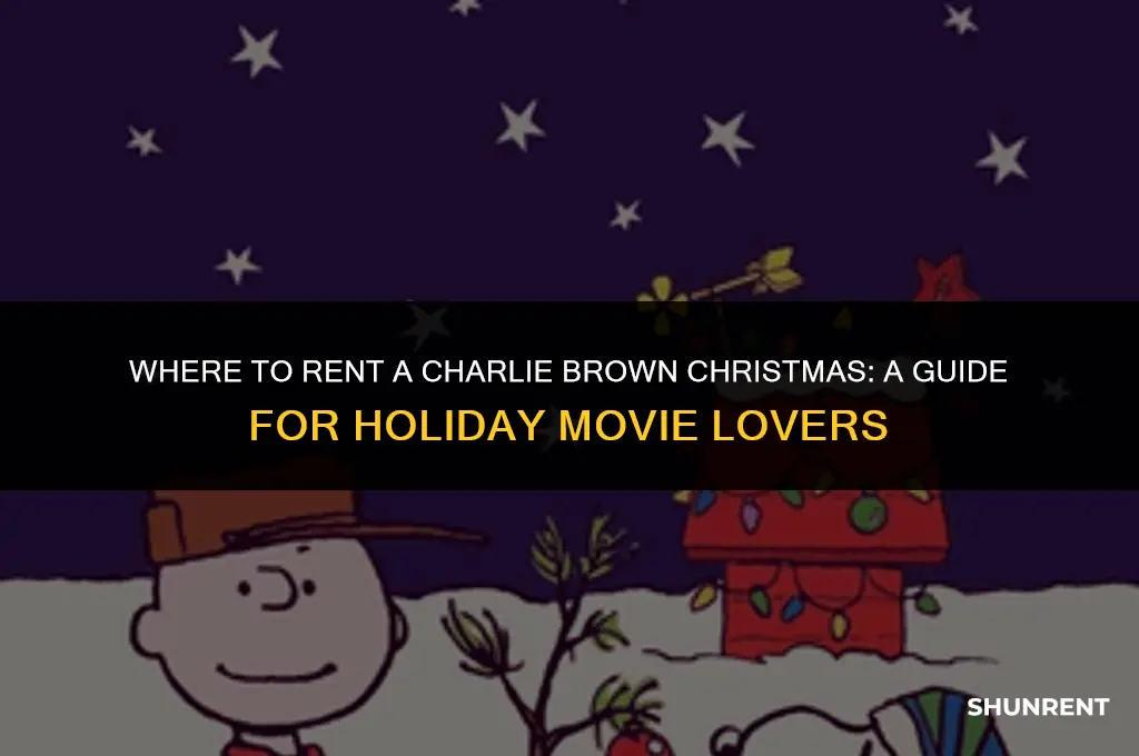 where to rent a charlie brown christmas