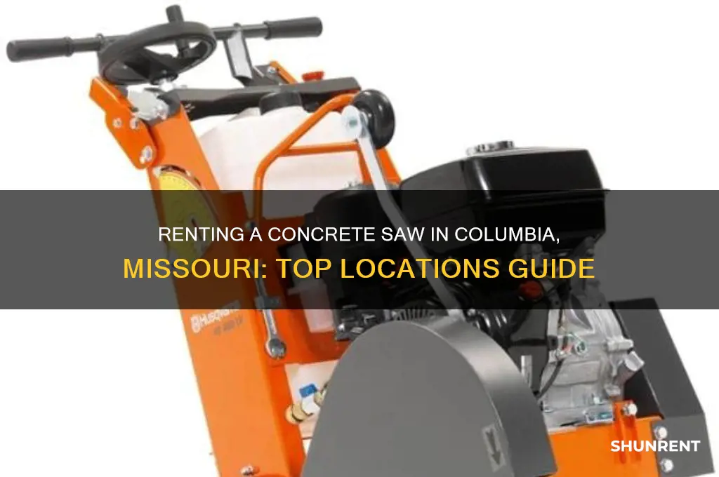 where to rent a concrete saw in columbia missouri