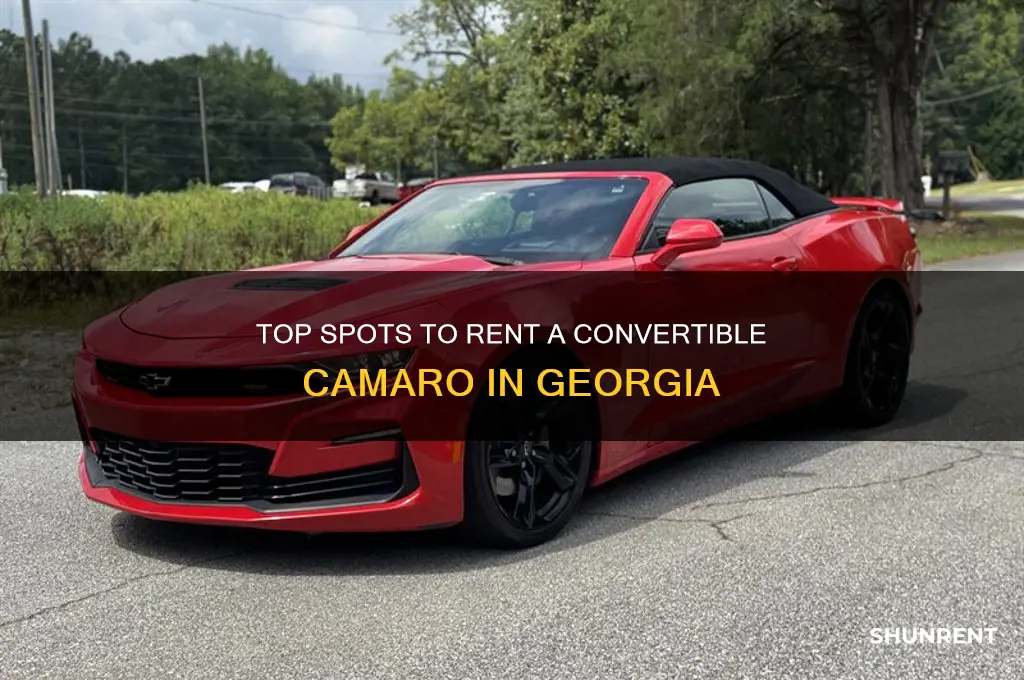 where to rent a convertible camaro in georgia