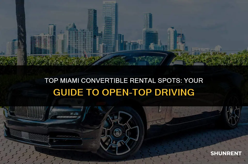 where to rent a convertible in miami