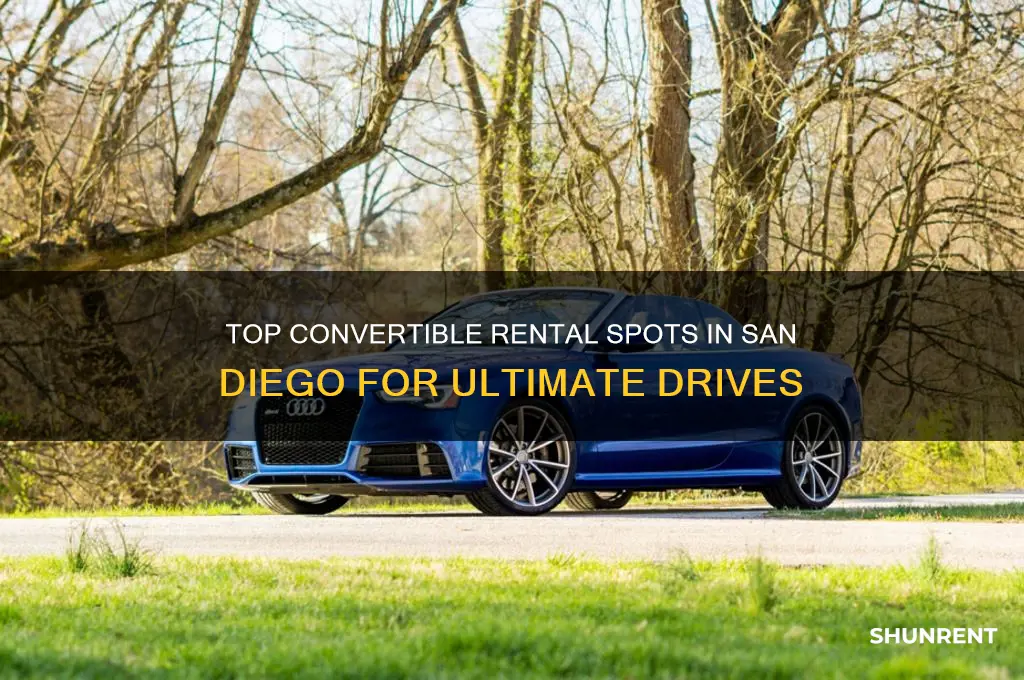 where to rent a convertible in san diego