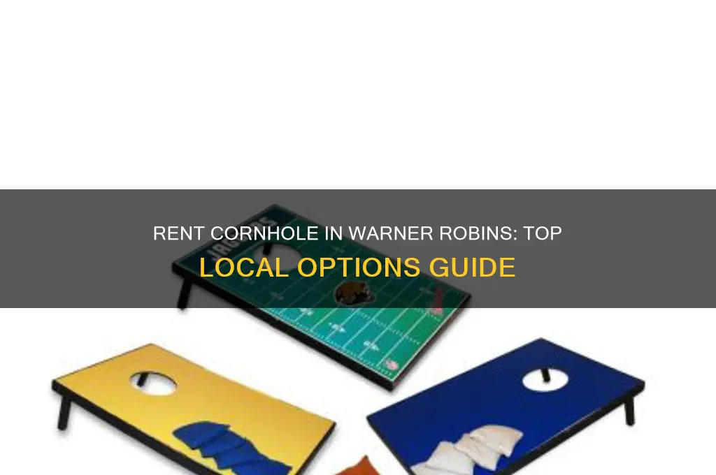 where to rent a cornhole game in warner robins ga