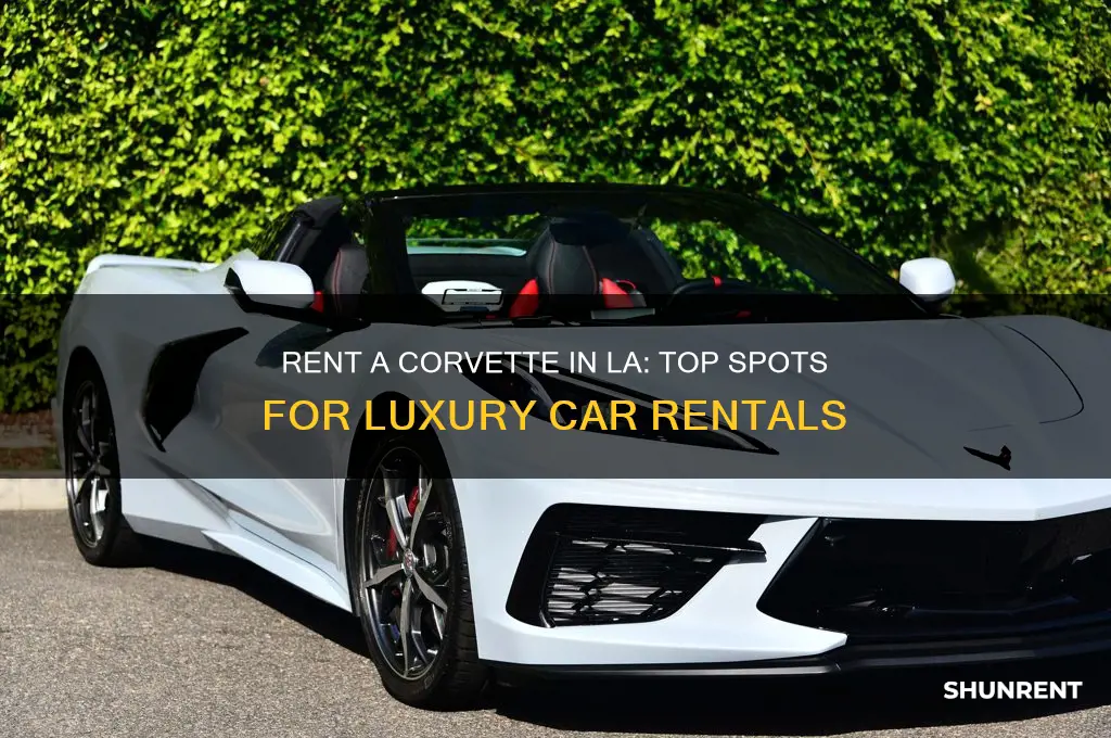 where to rent a corvette in los angeles