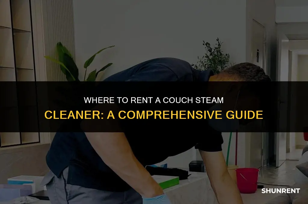 where to rent a couch steam cleaner