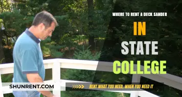 Rent a Deck Sander in State College: Top Local Options