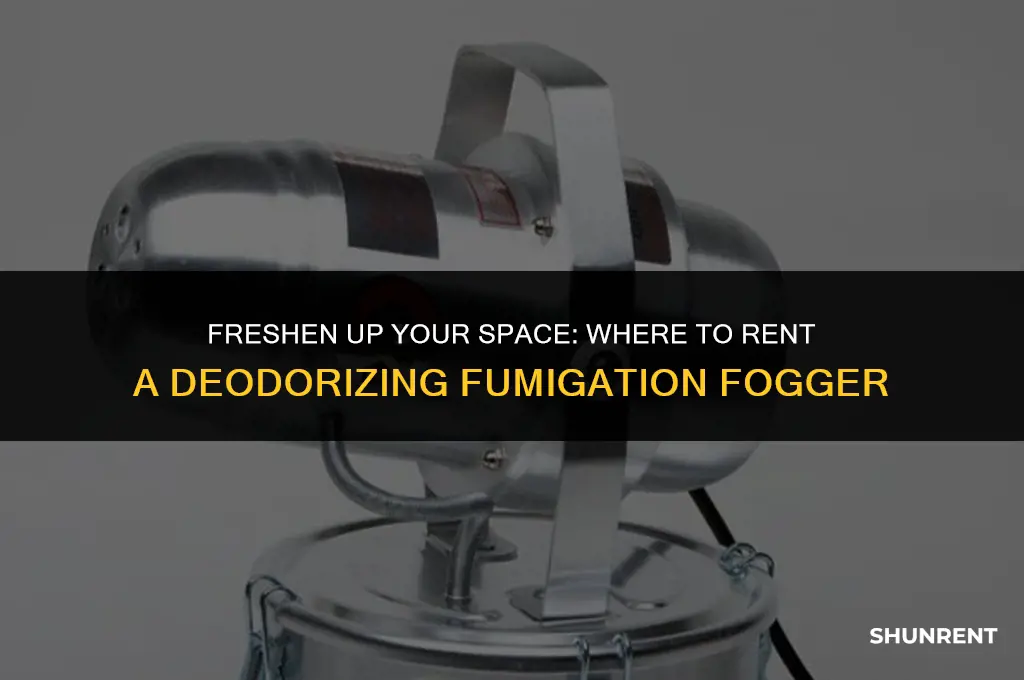 where to rent a deodorizing fumigation fogger
