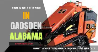 Rent a Ditch Witch in Gadsden, Alabama: Top Locations Guide
