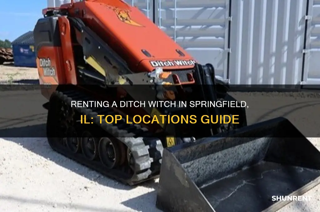 where to rent a ditch witch in springfield il