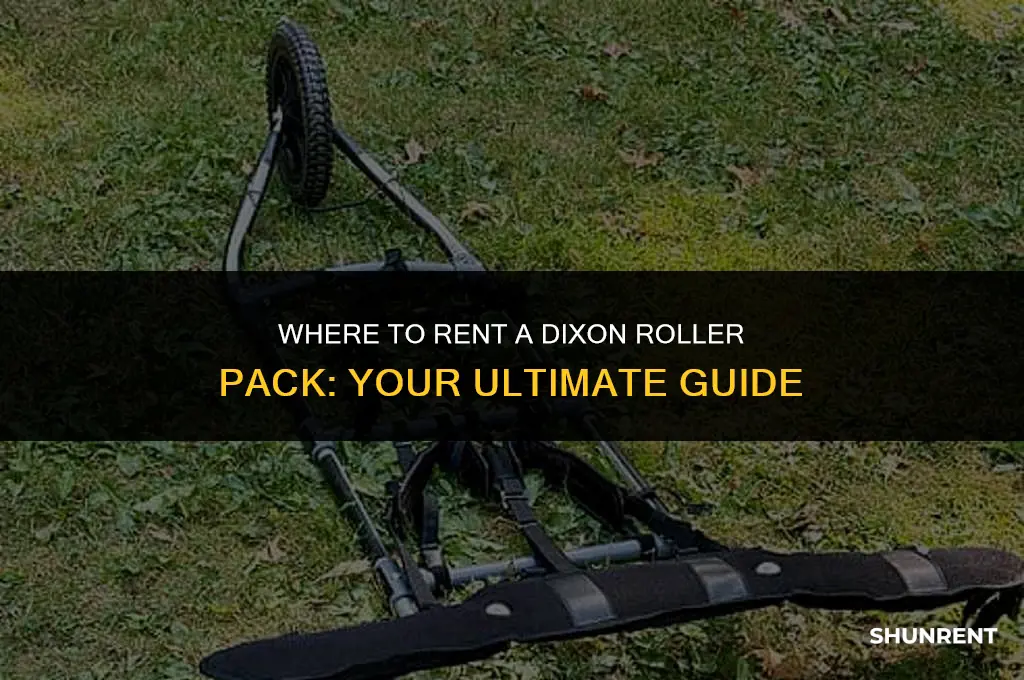 where to rent a dixon roller pack