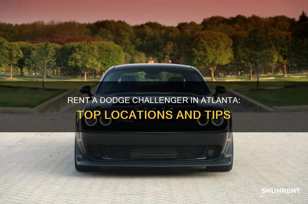 where to rent a dodge challenger in atlanta