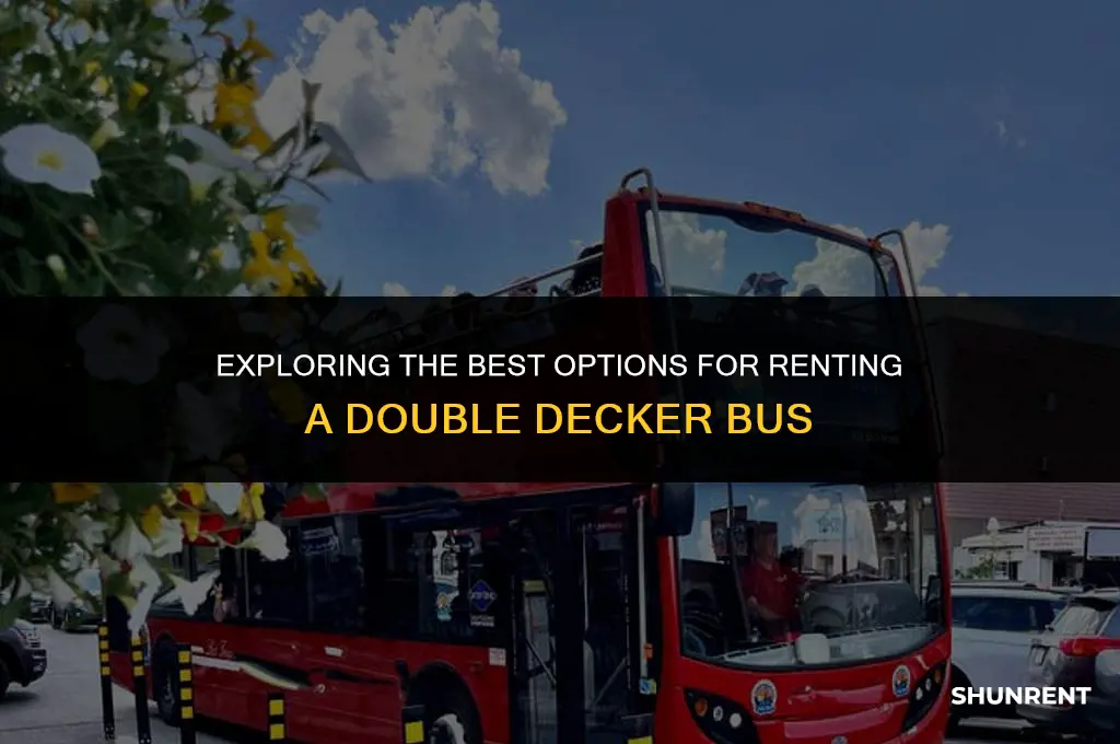 where to rent a double decker bus