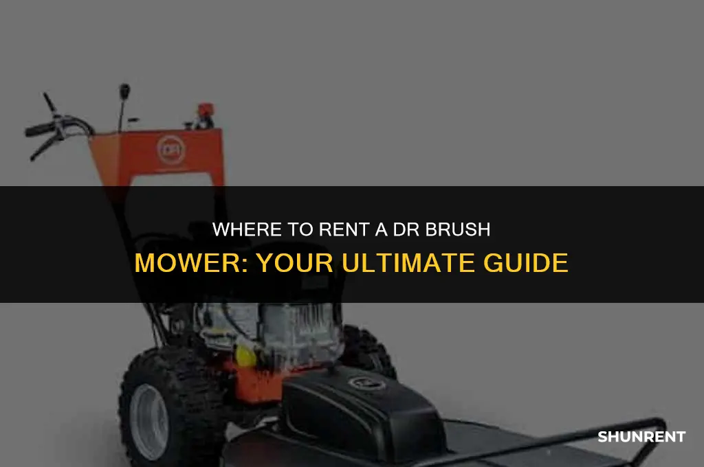 where to rent a dr brush mower