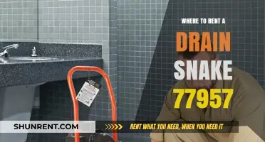 Where to Rent a Drain Snake in 77957: Your Ultimate Guide