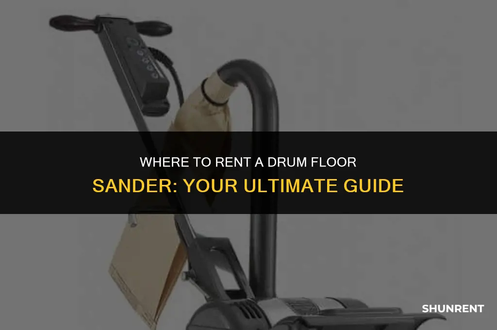 where to rent a drum floor sander