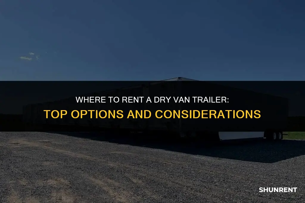 where to rent a dry van trailer