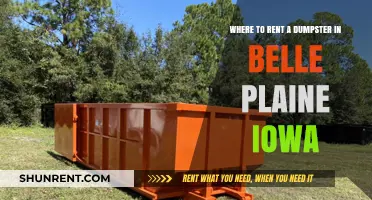 Renting a Dumpster in Belle Plaine, Iowa: Your Ultimate Guide