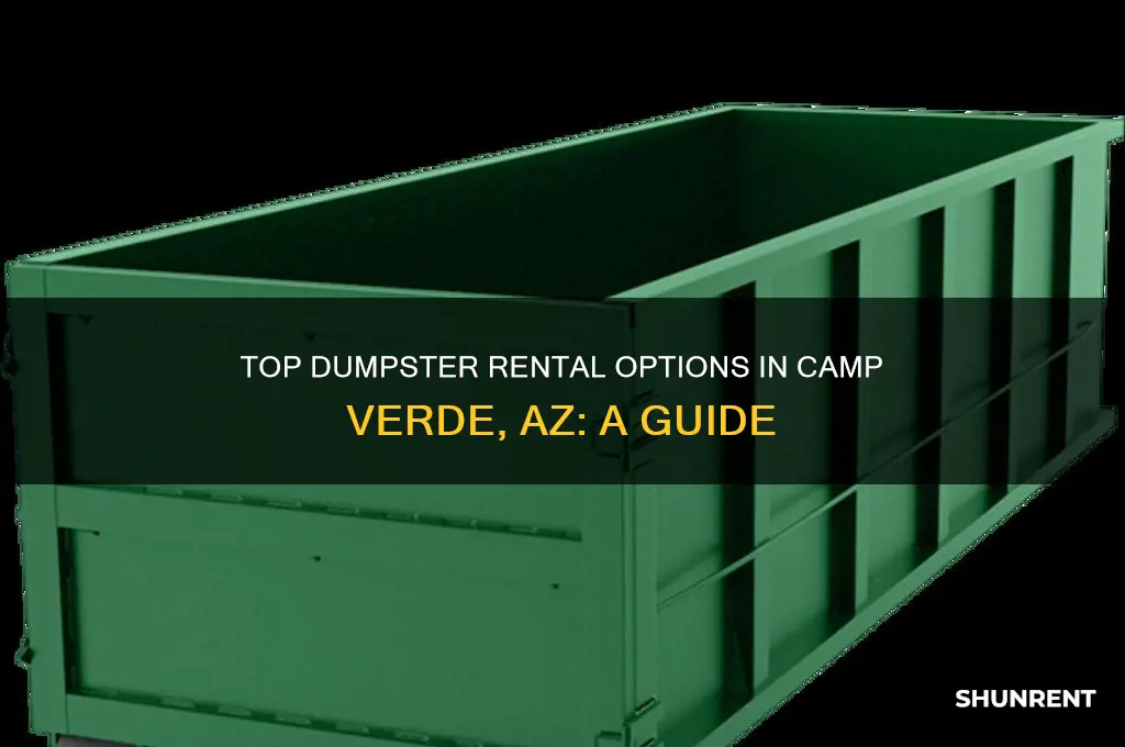where to rent a dumpster in camp verde az