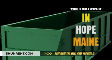 Renting a Dumpster in Hope, Maine: Your Ultimate Local Guide