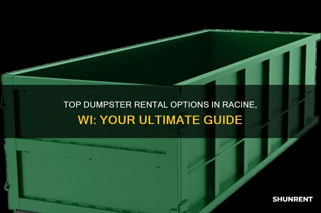 where to rent a dumpster in racine wi