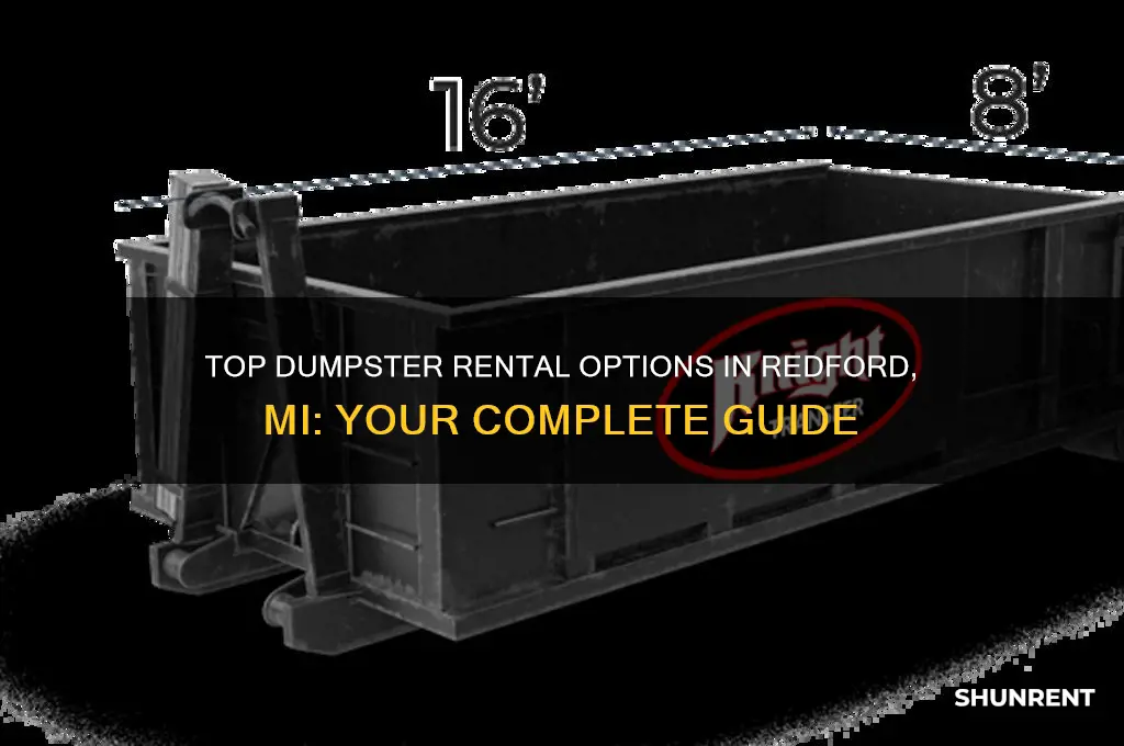 where to rent a dumpster in redford mi
