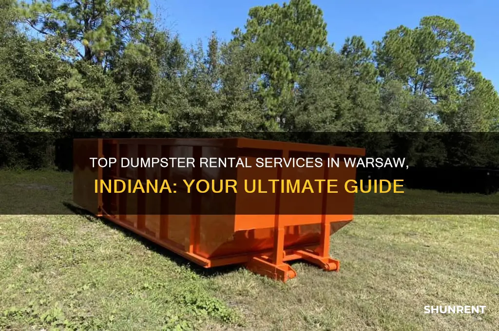 where to rent a dumpster in warsaw in