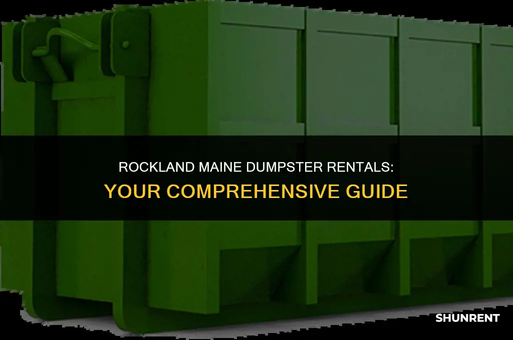 where to rent a dumpster rockland maine