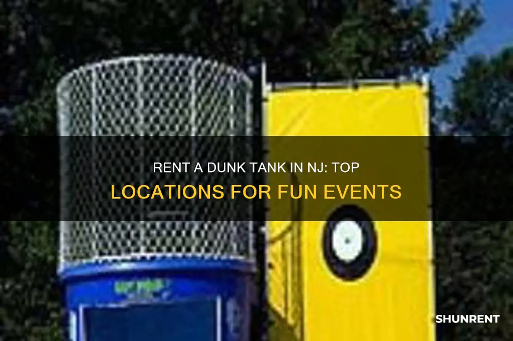 where to rent a dunk tank in nj