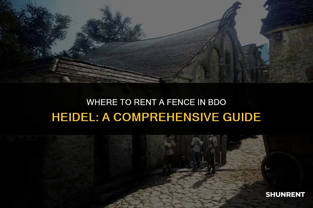where to rent a fence bdo heidel
