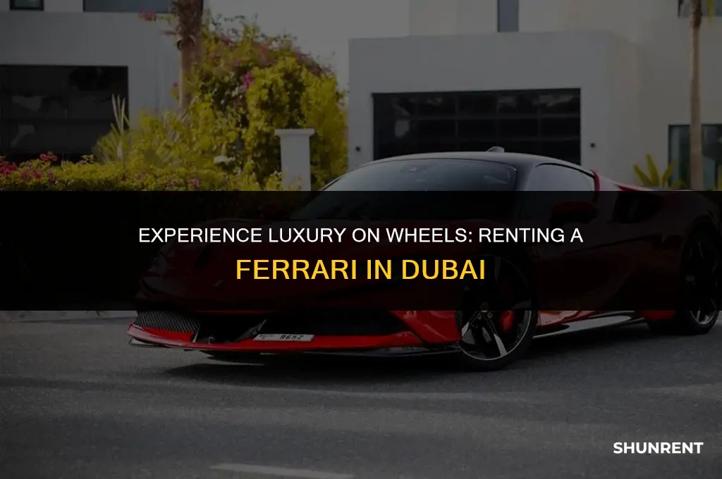 where to rent a ferrari in dubai