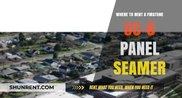 Renting a Firstone UC-6 Panel Seamer: Top Locations and Tips