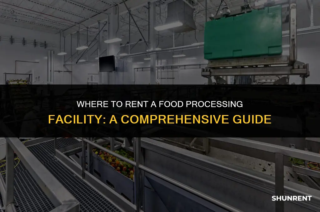 where to rent a food processing facility
