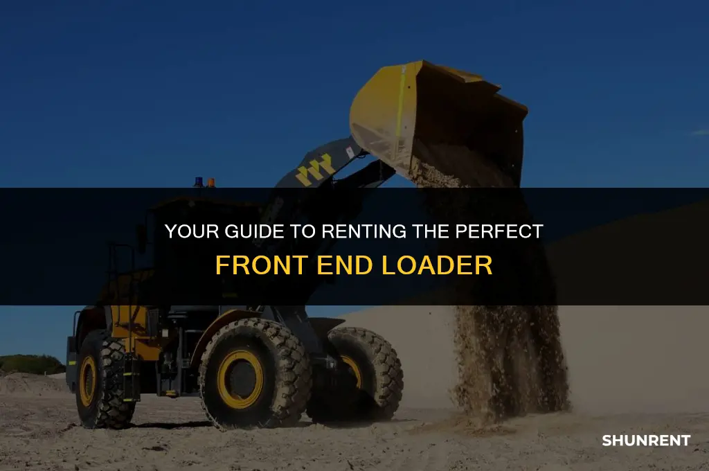 where to rent a front end loader