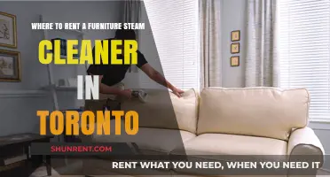 Top Toronto Spots to Rent Furniture Steam Cleaners Easily