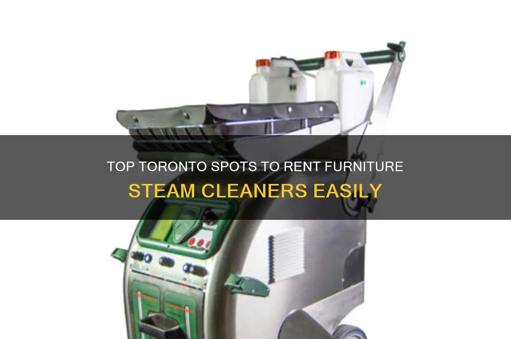 where to rent a furniture steam cleaner in toronto