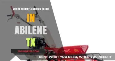 Rent a Garden Tiller in Abilene, TX: Top Locations