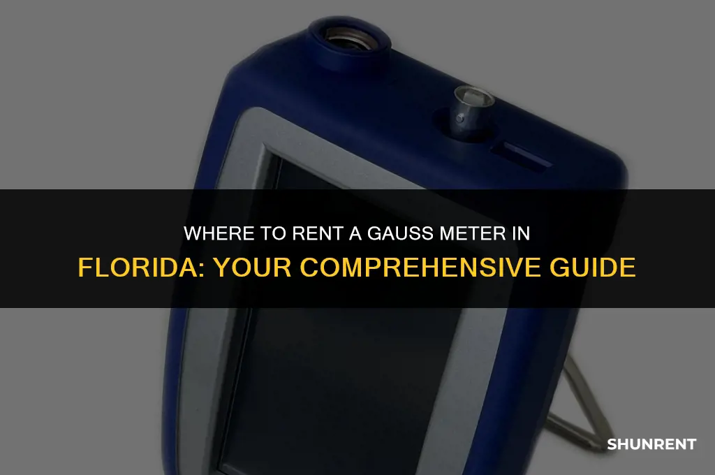 where to rent a gauss meter florida