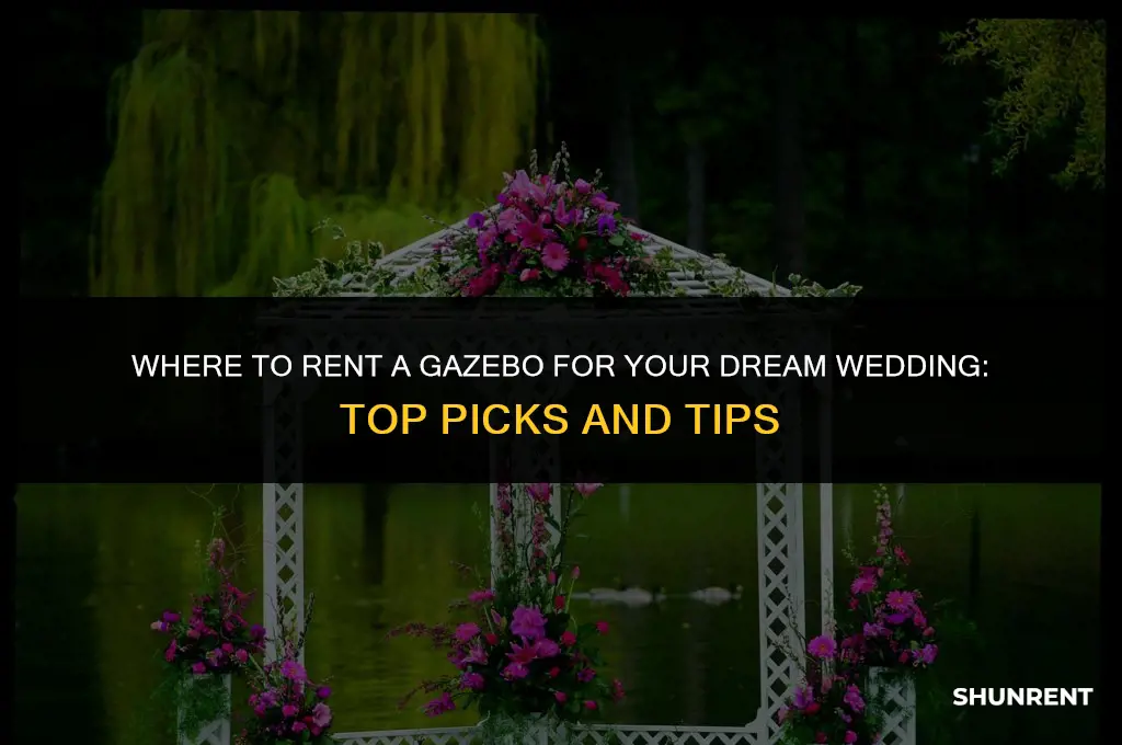 where to rent a gazebo for wedding