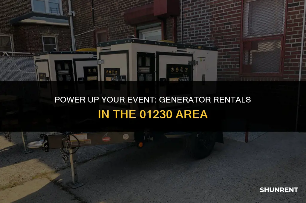 where to rent a generator in 01230