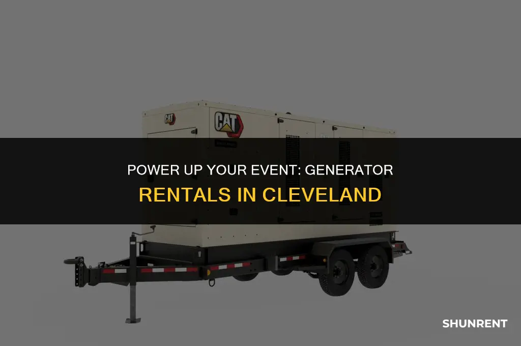 where to rent a generator in cleveland