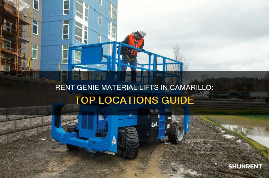where to rent a genie material lift in camarillo