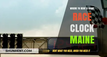 Renting a Giant Race Clock in Maine: Top Locations and Tips
