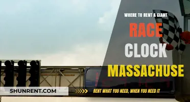 Rent a Giant Race Clock in Massachusetts: Top Locations