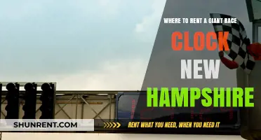 Renting a Giant Race Clock in New Hampshire: Top Locations