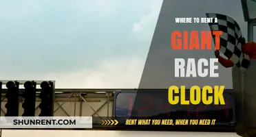 Where to Rent a Giant Race Clock: Your Ultimate Guide