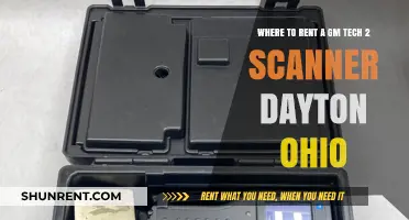 Rent a GM Tech 2 Scanner in Dayton, Ohio: Top Locations
