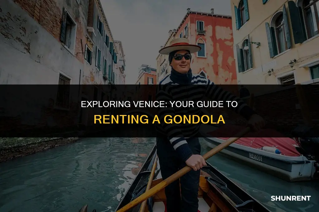 where to rent a gondola in venice