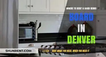 Top Spots to Rent Quality Demo Boards in Denver